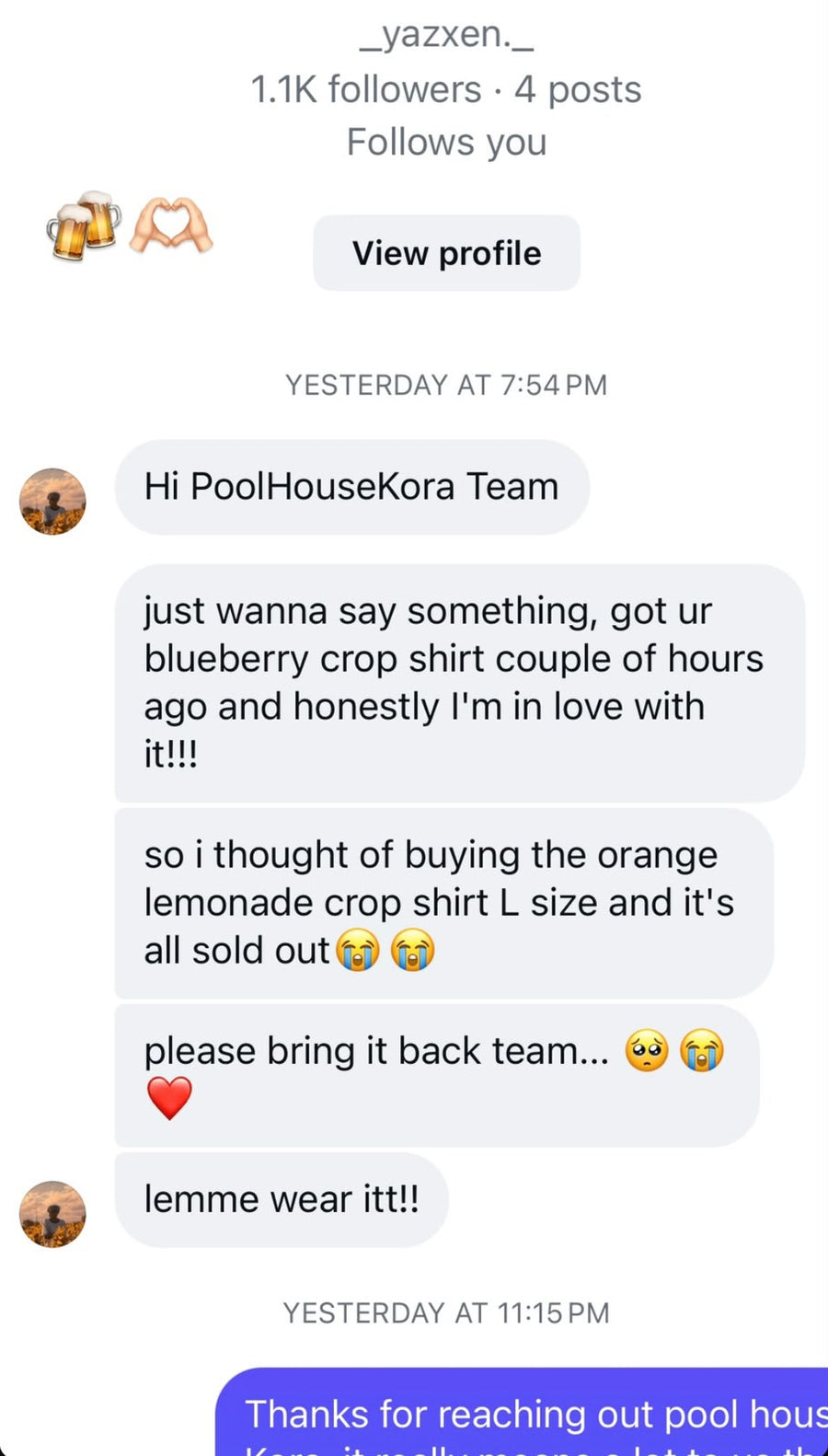 Customer review image