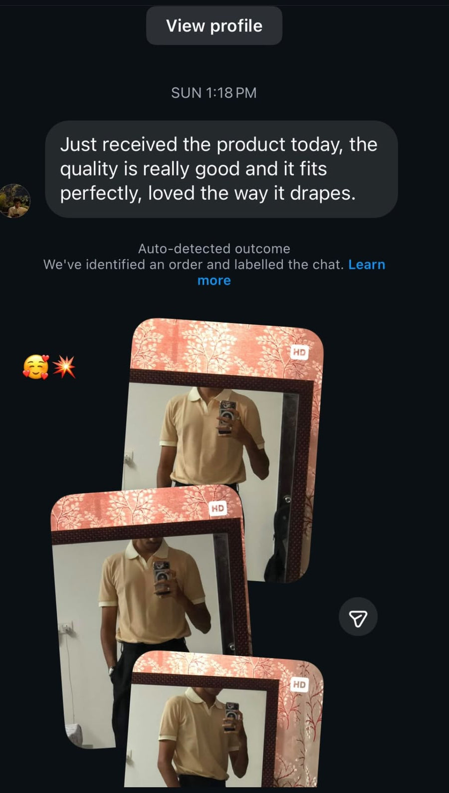 Customer review image