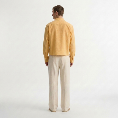 The orange lemonade - casual crop fit shirt