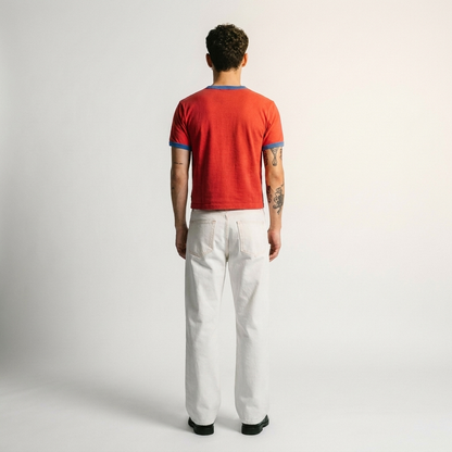 The watermelon slush-crop fit ringer tees