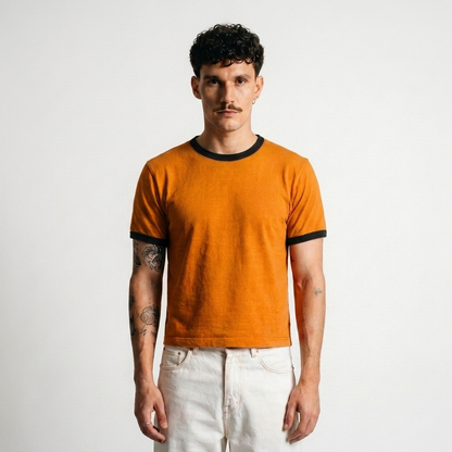 The Mango Lassi-crop fit ringer tees