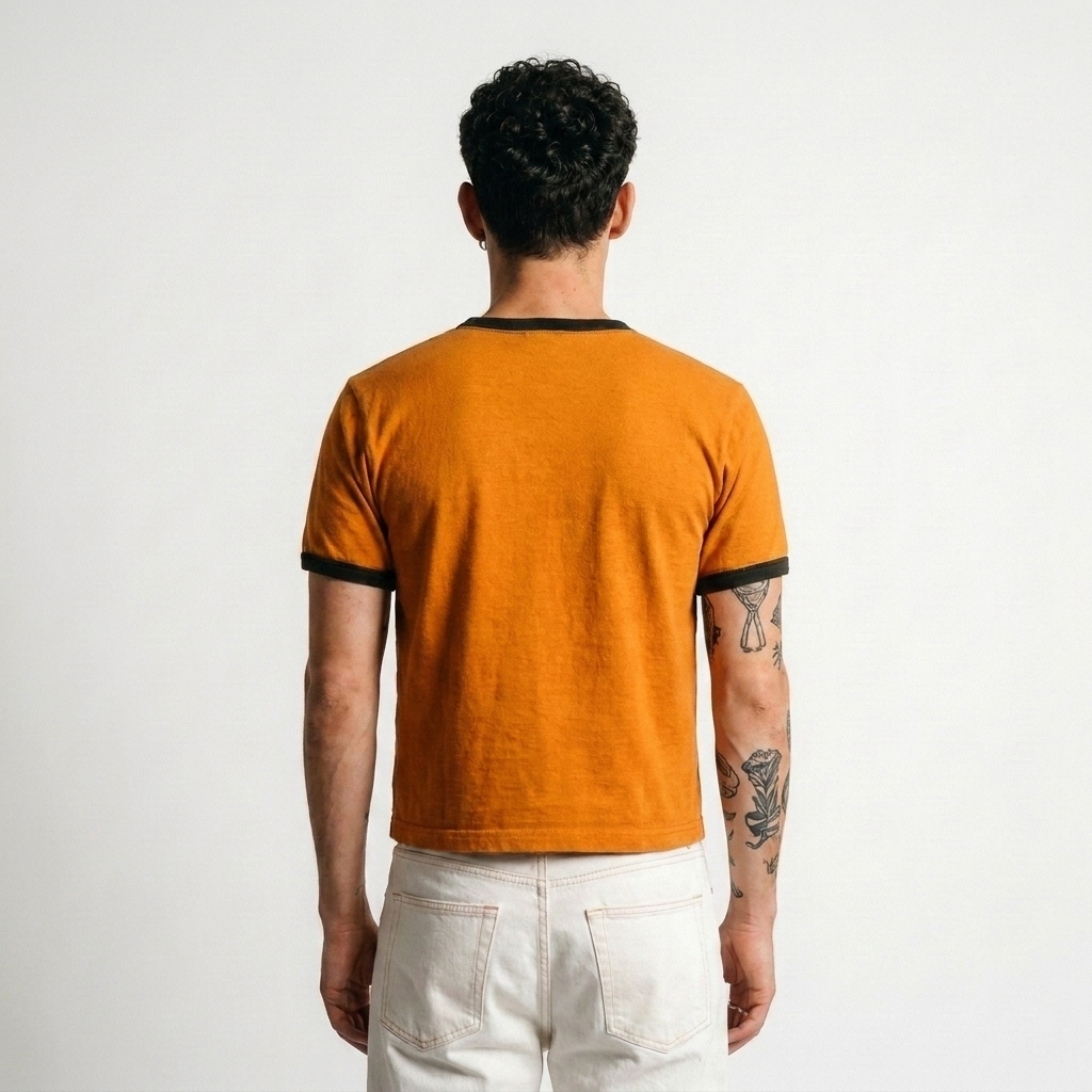 The Mango Lassi-crop fit ringer tees