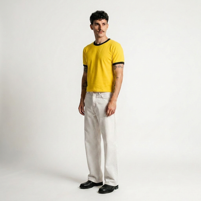mango gelato-Crop fit ringer tees