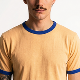 Peach ‘N Cream-crop fit ringer tees