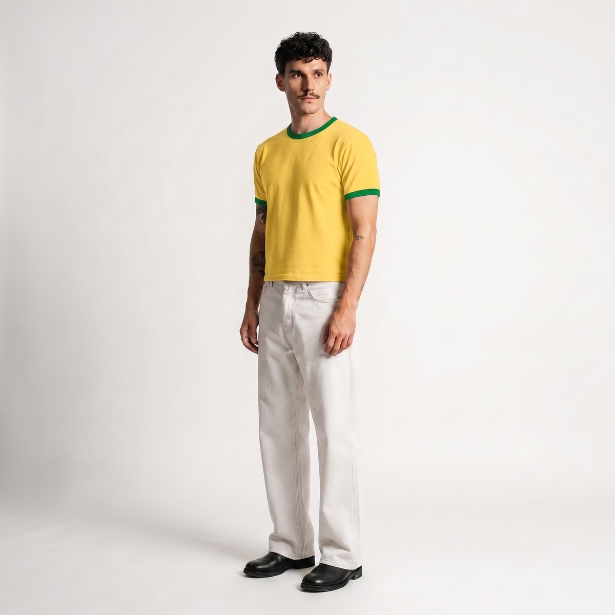 Mango Fizz Ringer Tee