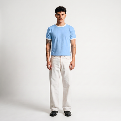 Blueberry Cream Ringer Tee
