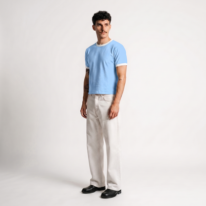 Blueberry Cream Ringer Tee