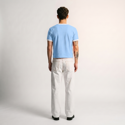 Blueberry Cream Ringer Tee