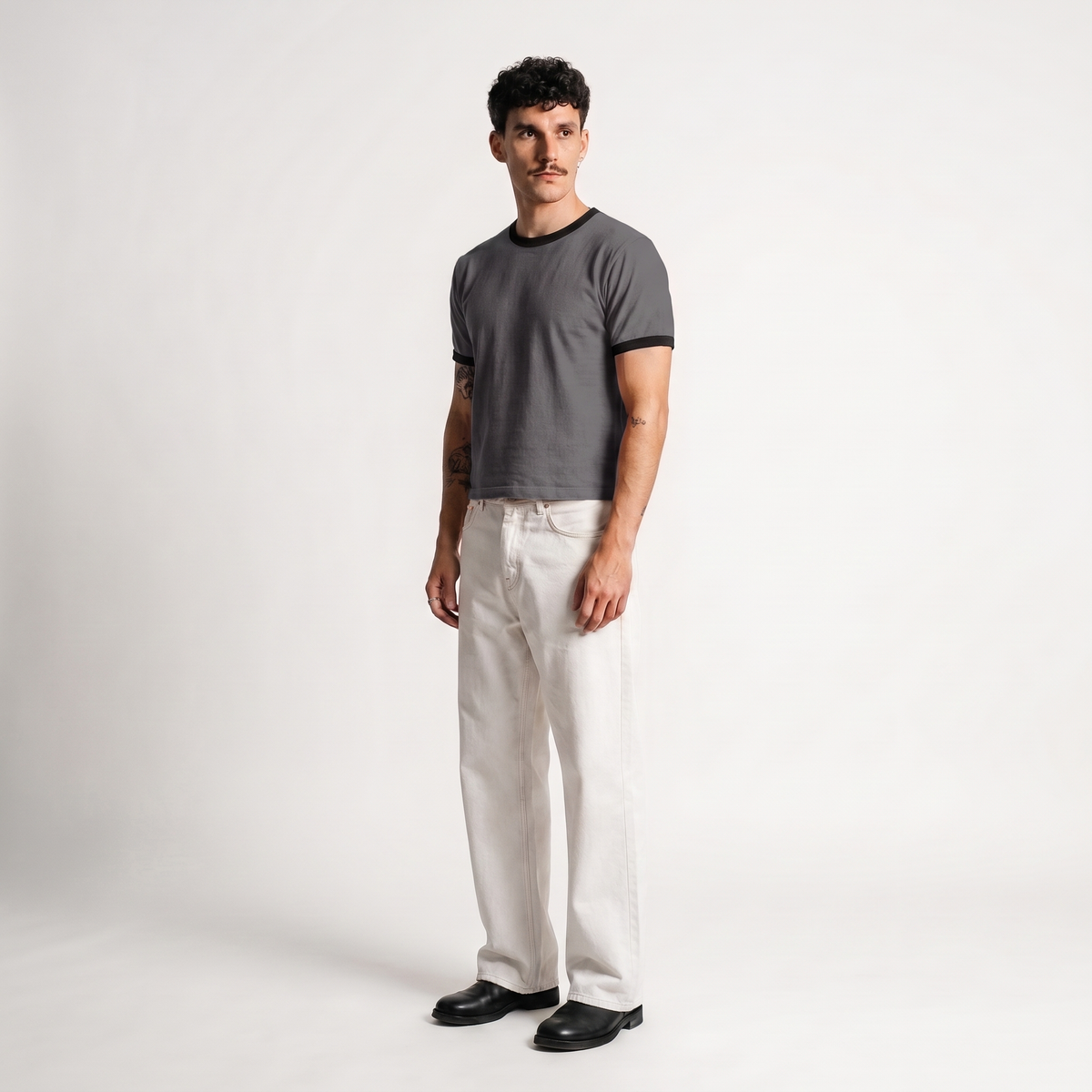 Mocha Melt Ringer Tee
