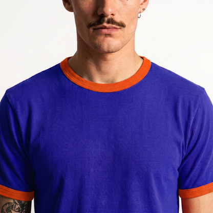 Blue Raspberry Ringer Tee