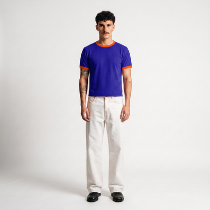 Blue Raspberry Ringer Tee