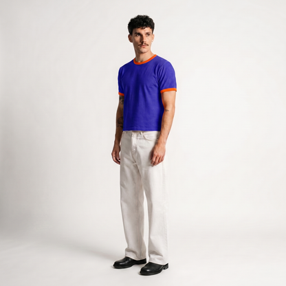 Blue Raspberry Ringer Tee