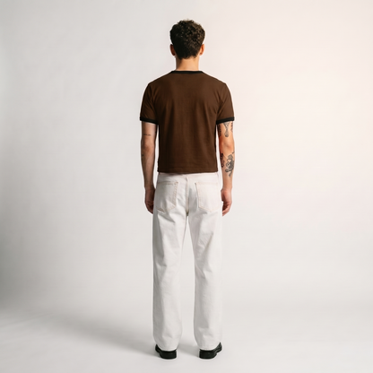 Chocolate Fudge Ringer Tee