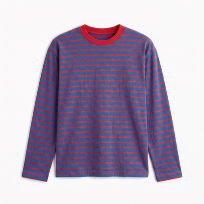 Plum Cake – Striped Oversized T-Shirt