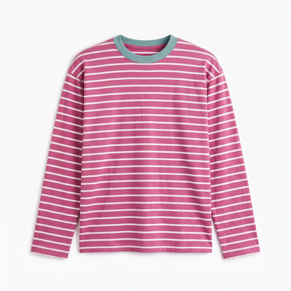 Candy Floss – Striped Oversized T-Shirt