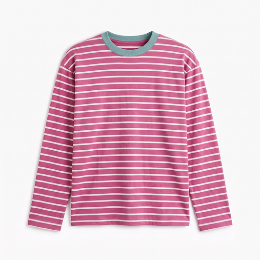Candy Floss – Striped Oversized T-Shirt