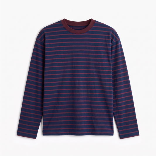 Brownie Bite – Striped Oversized T-Shirt
