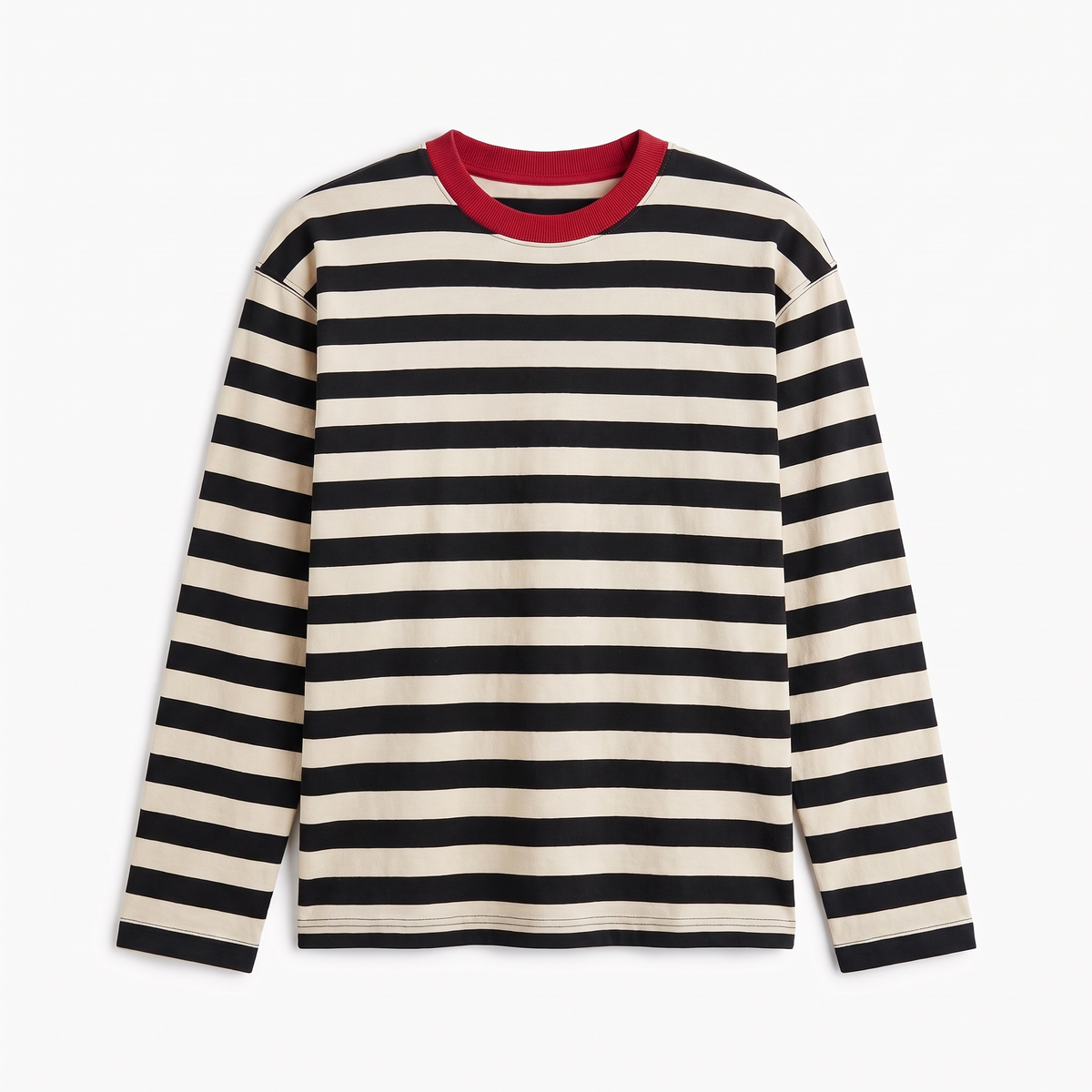 Oreo Club – Striped Oversized T-Shirt