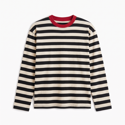Oreo Club – Striped Oversized T-Shirt