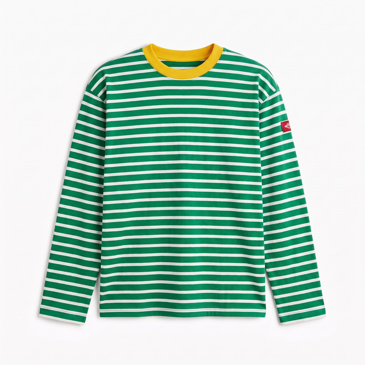 Lemon Drop – Striped Oversized T-Shirt