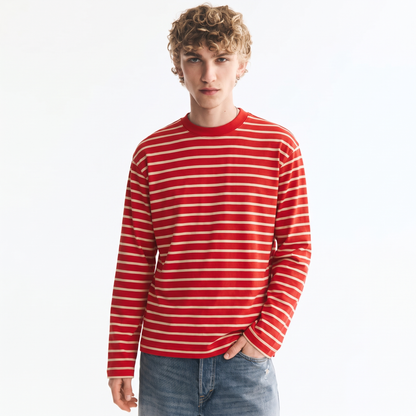 Cherry Cola – Striped Oversized T-Shirt