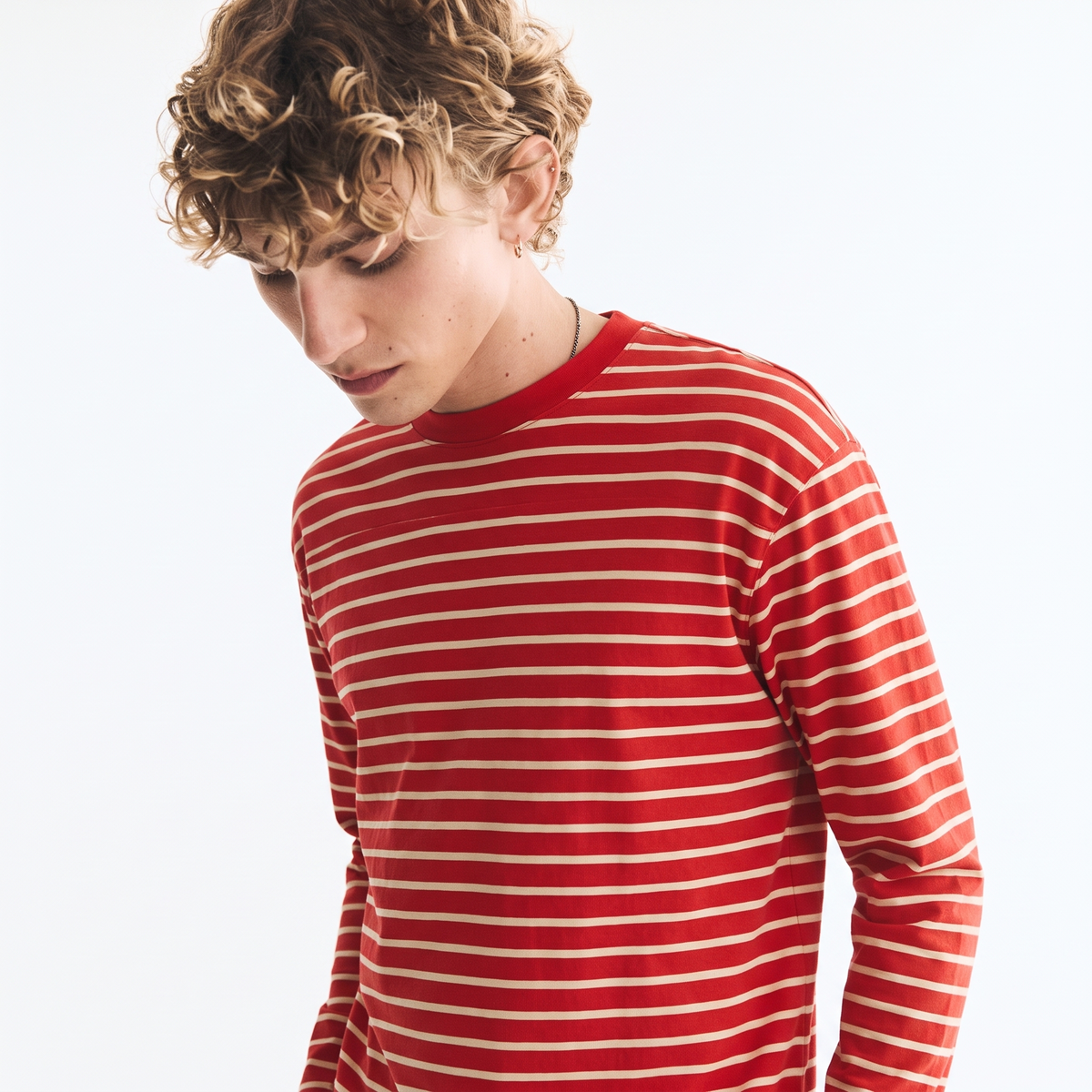 Cherry Cola – Striped Oversized T-Shirt