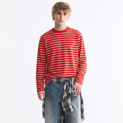 Cherry Cola – Striped Oversized T-Shirt