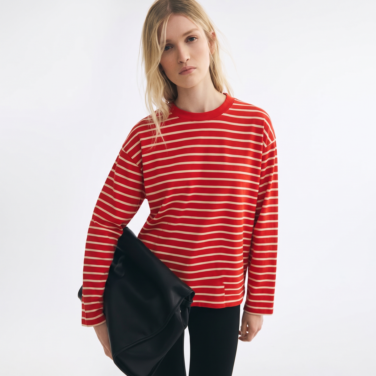 Cherry Cola – Striped Oversized T-Shirt