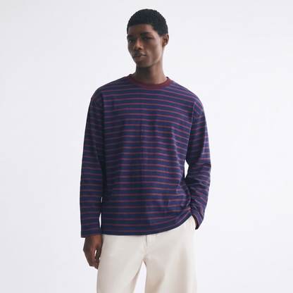Brownie Bite – Striped Oversized T-Shirt