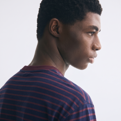 Brownie Bite – Striped Oversized T-Shirt