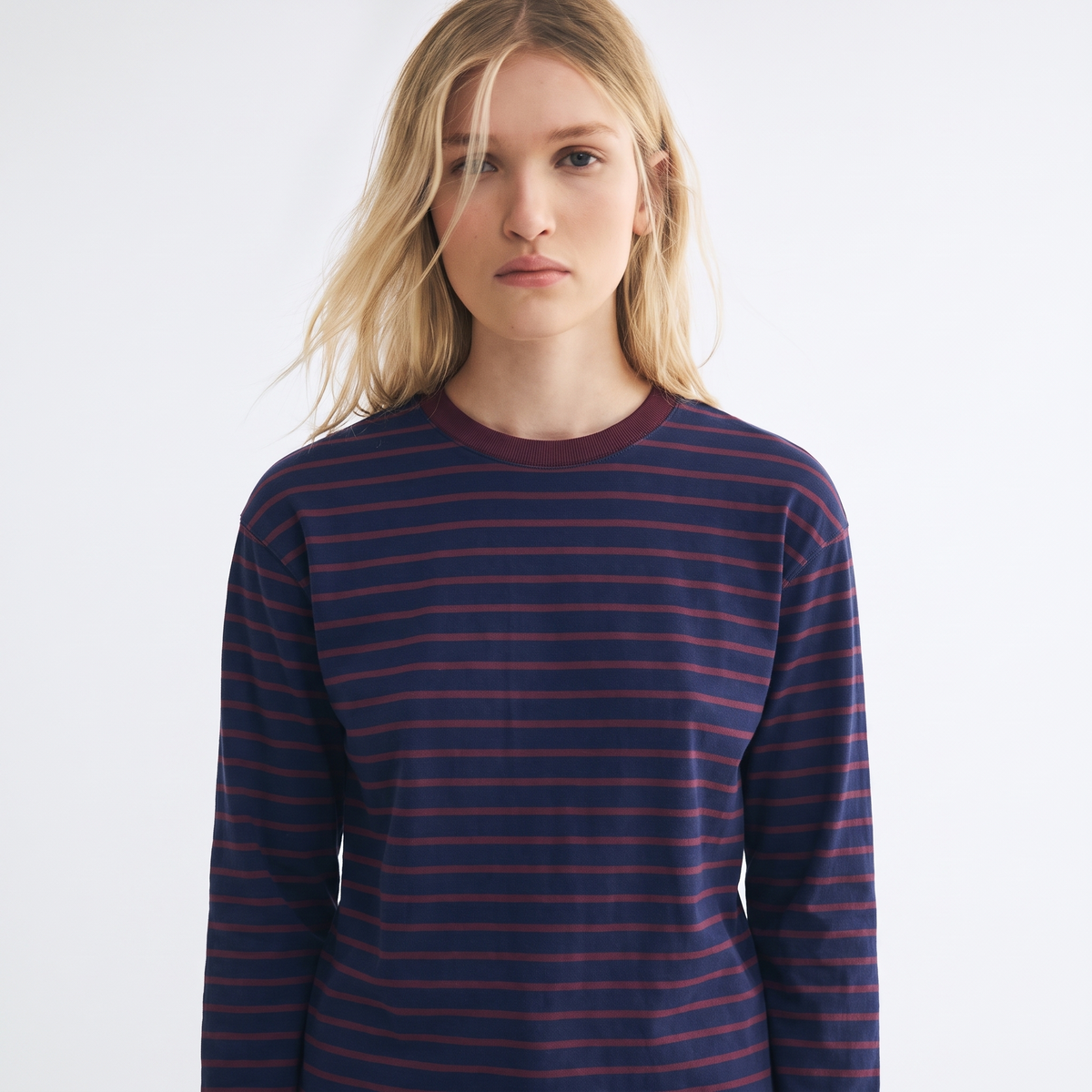 Brownie Bite – Striped Oversized T-Shirt