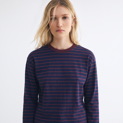 Brownie Bite – Striped Oversized T-Shirt