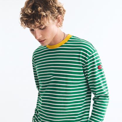 Lemon Drop – Striped Oversized T-Shirt