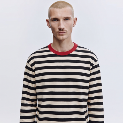 Oreo Club – Striped Oversized T-Shirt