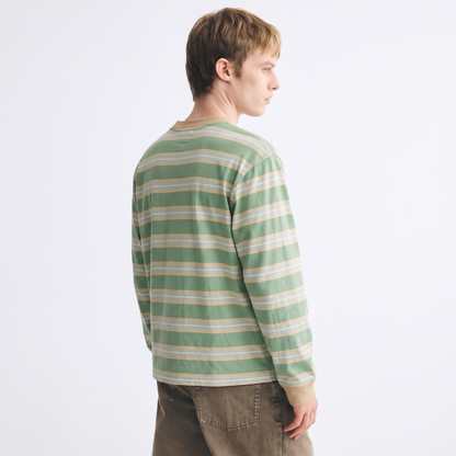 Kiwi Crush – Striped Oversized T-Shirt