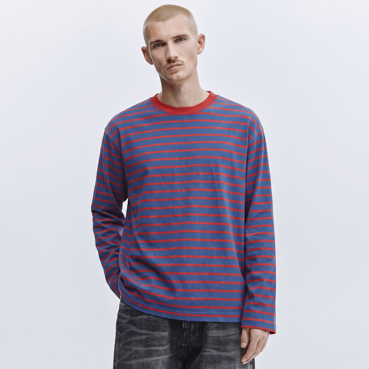 Plum Cake – Striped Oversized T-Shirt