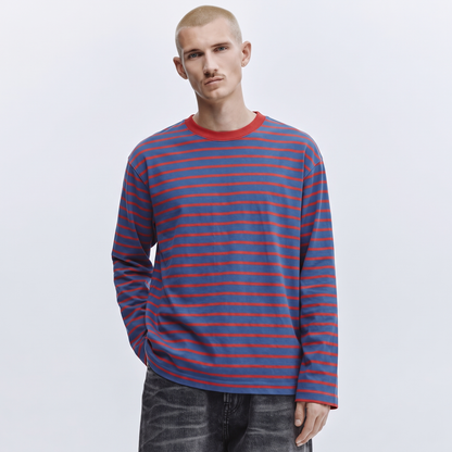 Plum Cake – Striped Oversized T-Shirt