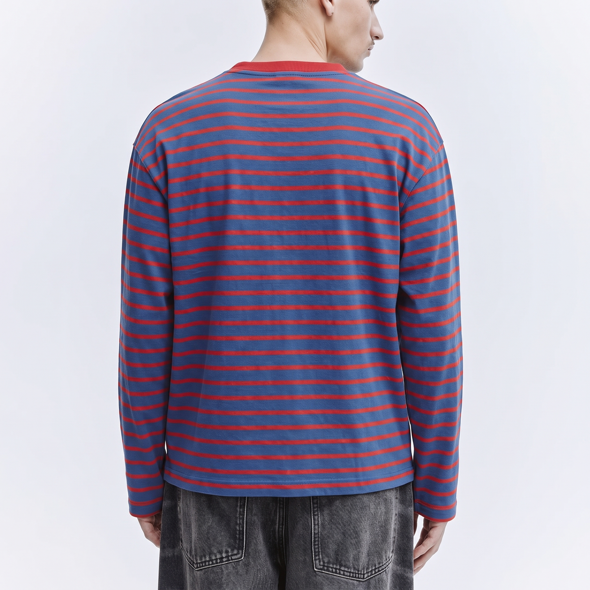 Plum Cake – Striped Oversized T-Shirt
