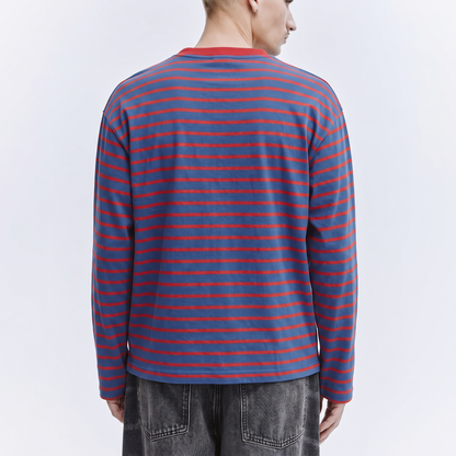 Plum Cake – Striped Oversized T-Shirt