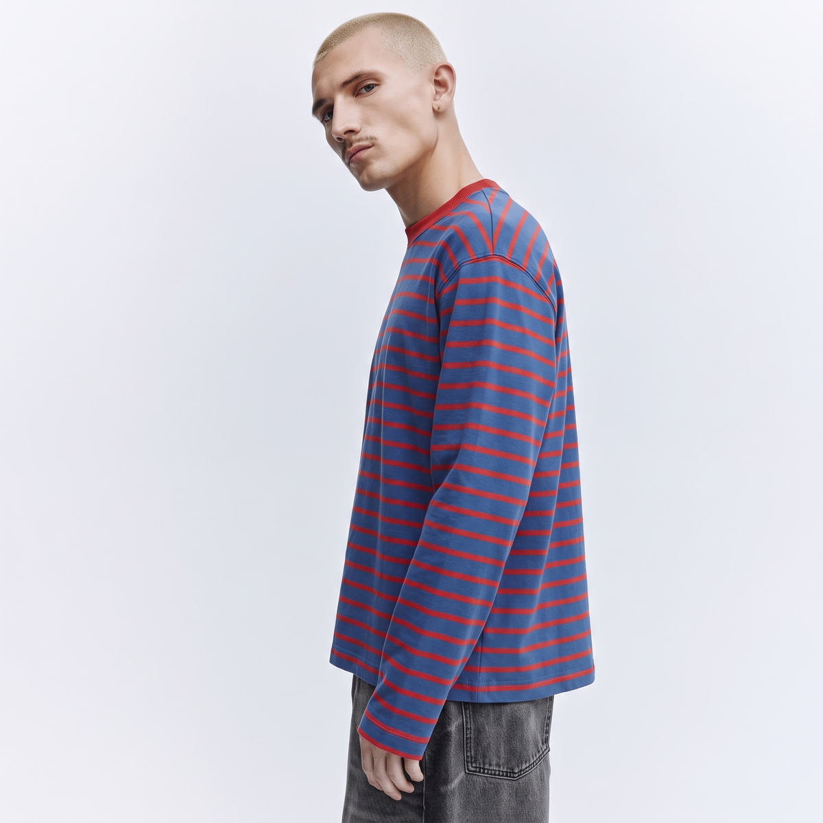 Plum Cake – Striped Oversized T-Shirt