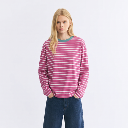 Candy Floss – Striped Oversized T-Shirt
