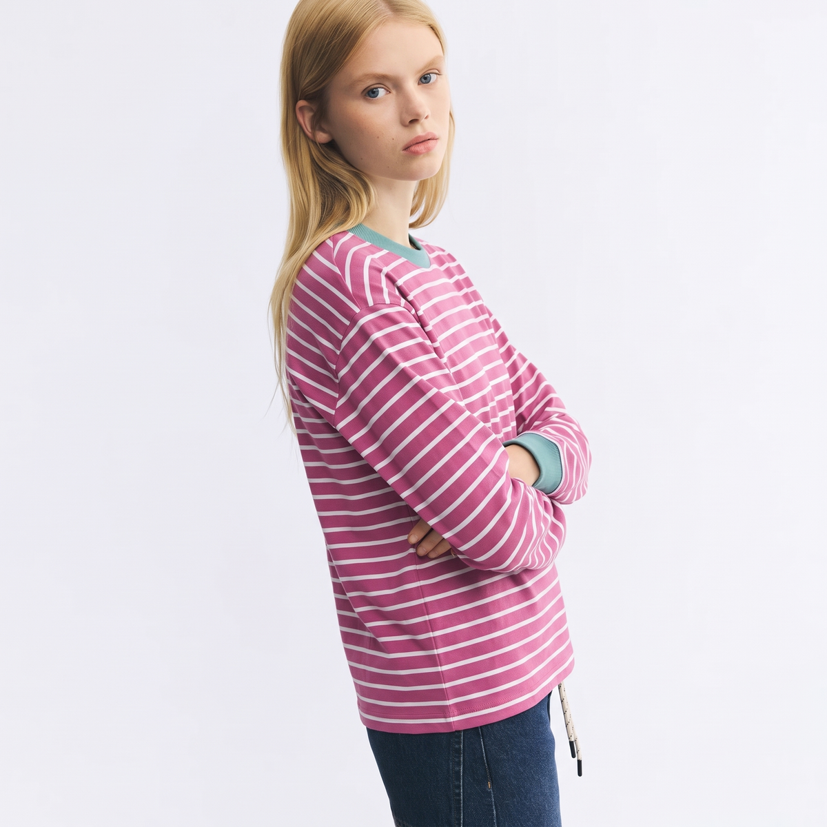 Candy Floss – Striped Oversized T-Shirt