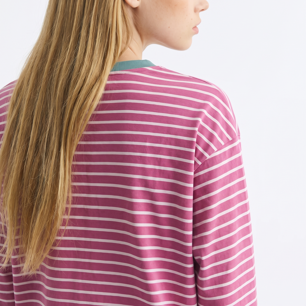 Candy Floss – Striped Oversized T-Shirt