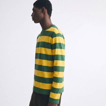 Mango Pop – Striped Oversized T-Shirt